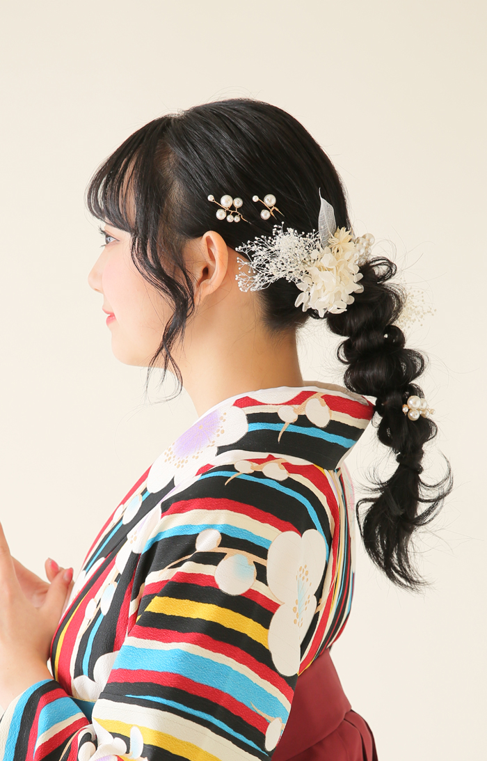 卒業袴髪飾りkami011(宅配レンタル）